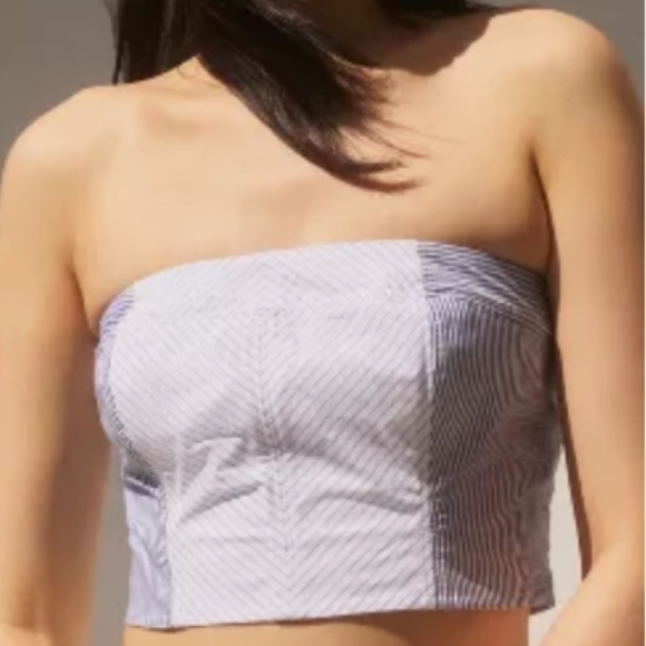 Brand New PERNILLE ROSENKILDE STRAPLESS CROP TOP - Picture 5 of 16